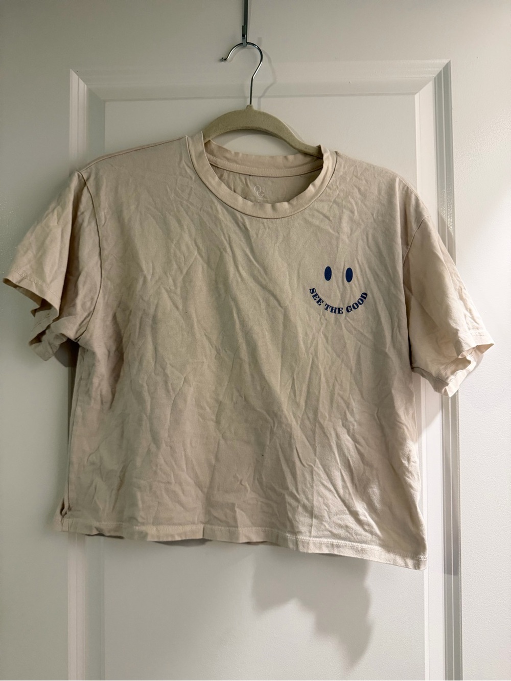 See The Good Smiley Crop Tee - organic generation